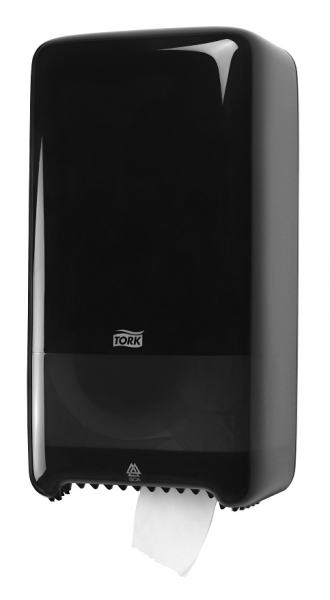 Dispenser Tork Twin Mid-size Toiletpapier Zwart T6